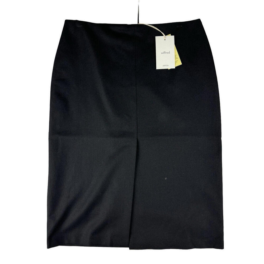 Aritzia Wilfred The Liason Midi Skirt Black Size US 4